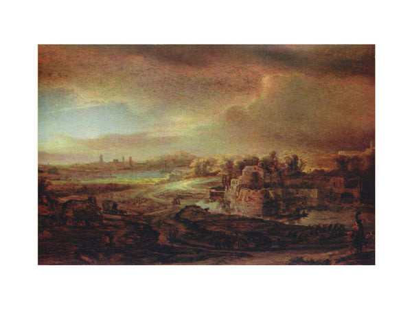 Landscape with Carriage Painting