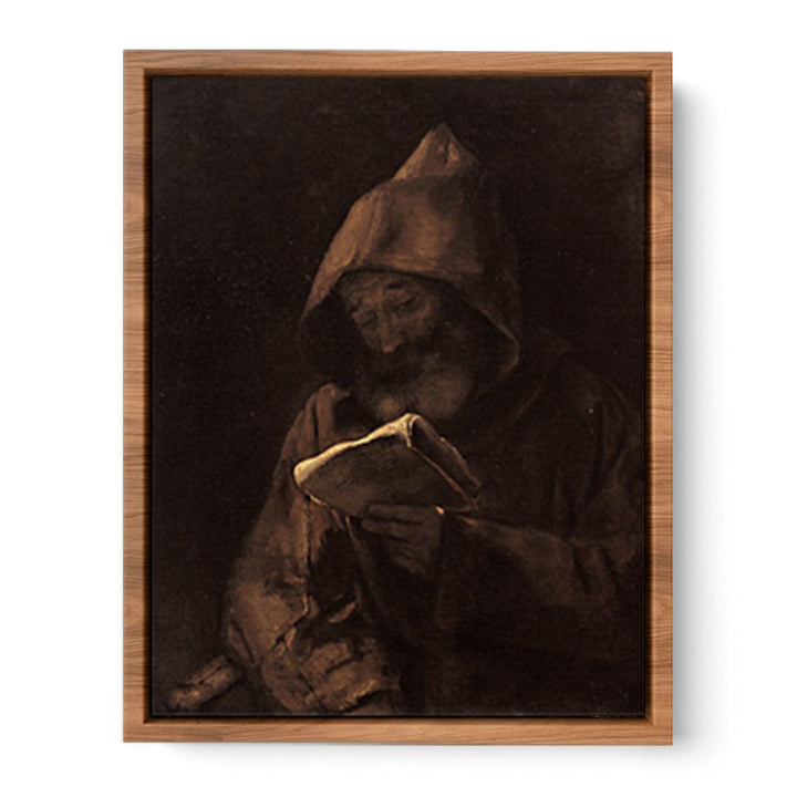Franciscan Monk Reading
 Painting