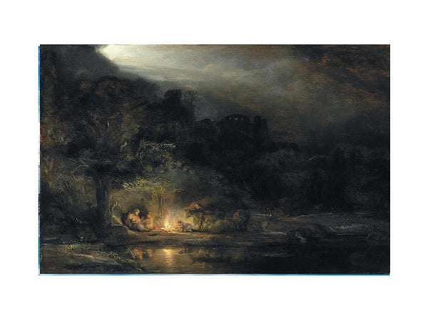 Rest on the Flight into Egypt Painting
