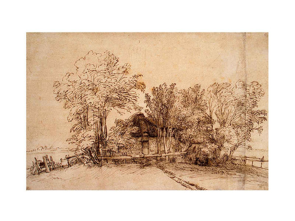 Cottage Among Trees 1650-51 Painting