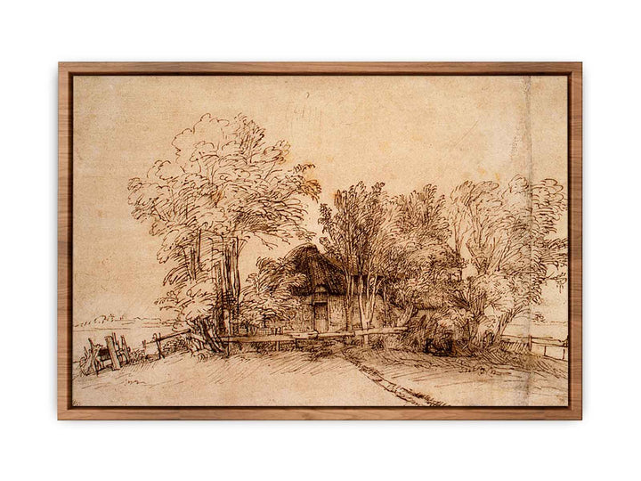 Cottage Among Trees 1650-51
 Painting