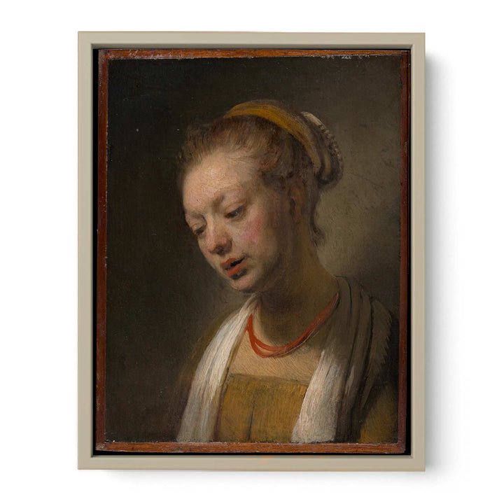 Young Woman with a Red Necklace
 Painting