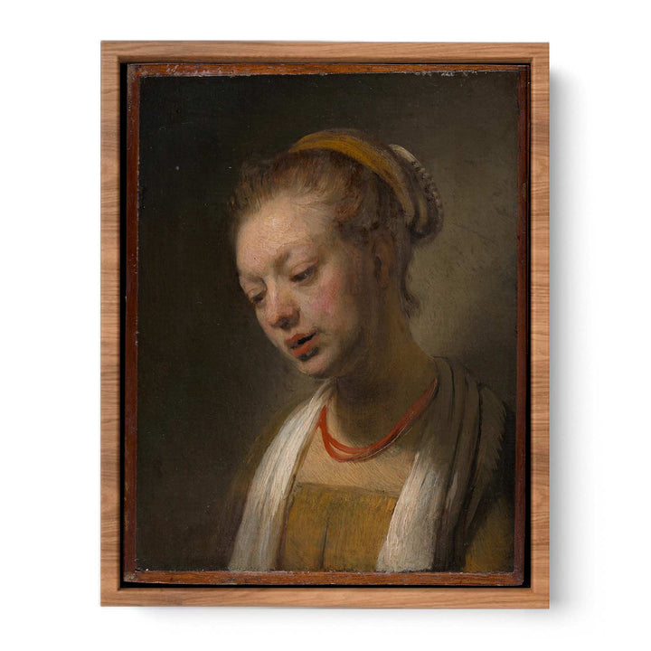 Young Woman with a Red Necklace
 Painting