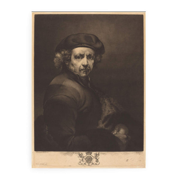 Rembrandt [Self Portrait], by Richard Earlom Painting
