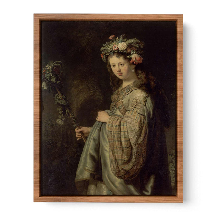 Saskia as Flora 1634
 Painting