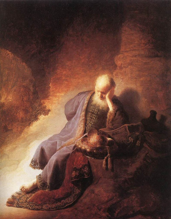 Prophet Jeremiah Lamenting the Destruction of Jerusalem 