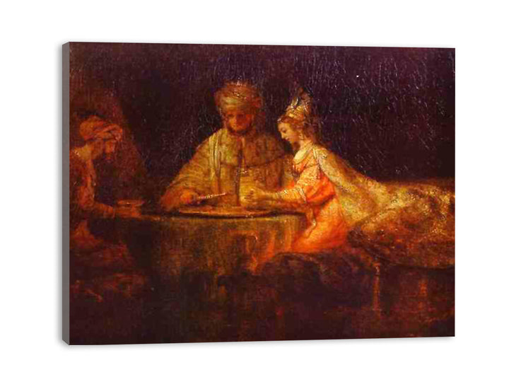 Assuerus, Haman and Esther
 Painting