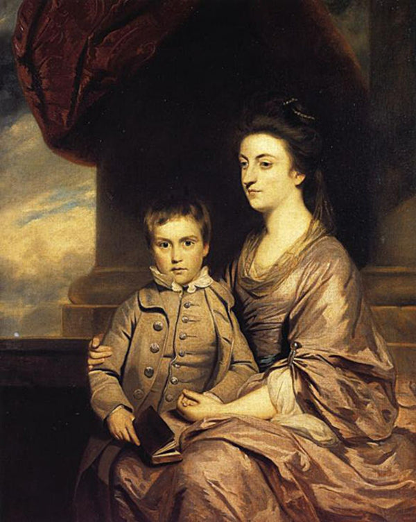 Elizabeth Herbert, Countess of Pembroke 1737-1831 and her son George, Lord Herbert 1759-1827 1764-67 