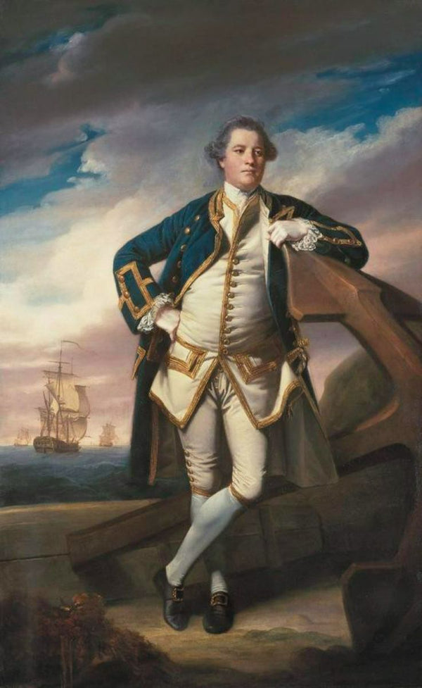 Capt. Philemon Pownall in naval uniform, 1762-65 