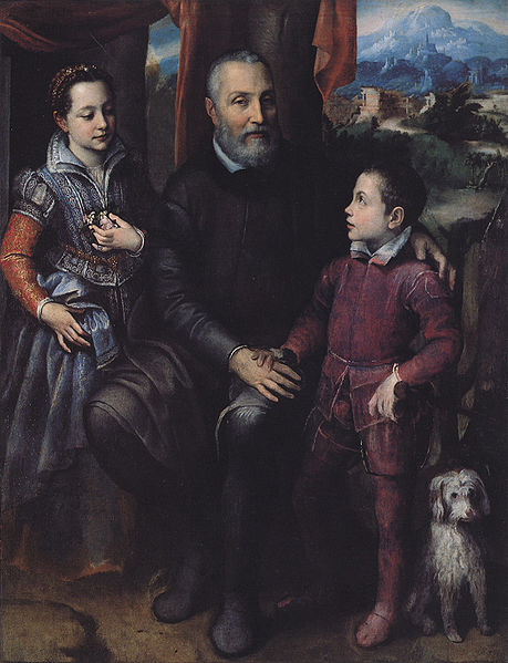 Portrait of the artist's family, Minerva 