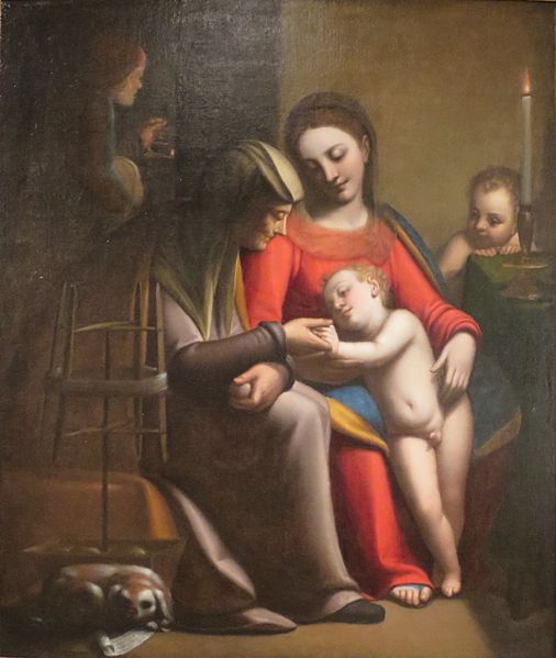 Holy Family with St. Anne and St. John the Baptist 