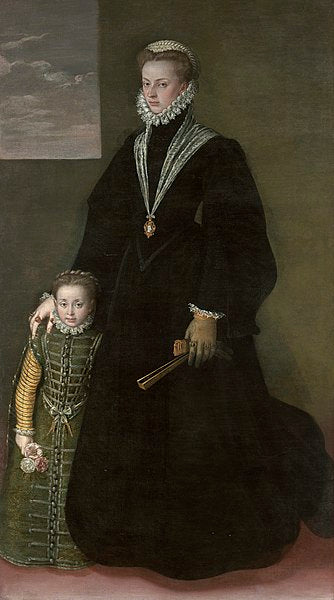 Portrait of Juana of Austria and a Young Girl 