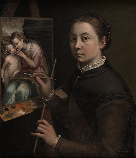 Self-Portrait at the Easel 