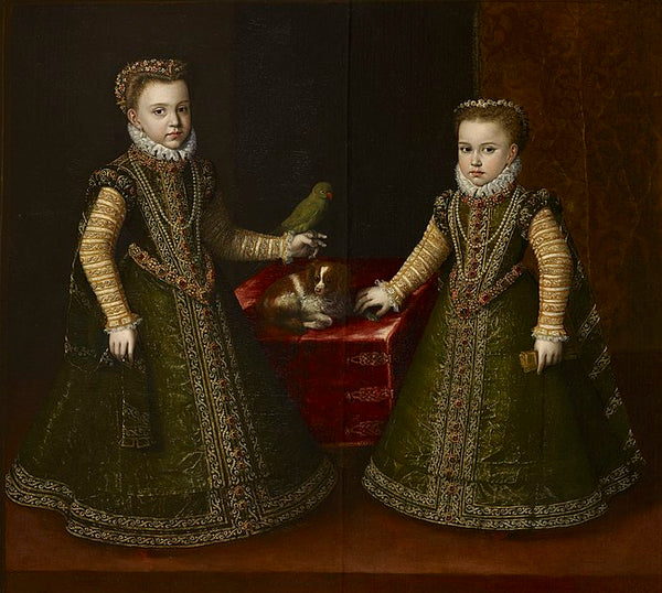 Infantas Isabella Clara Eugenia and Catalina Micaela 
