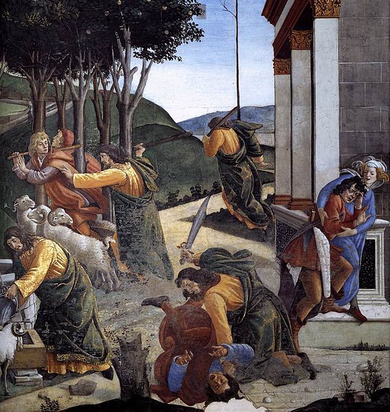 The Trials and Calling of Moses (detail 7) 1481-82 