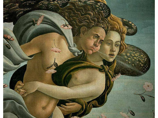 The Birth of Venus (detail 1) c. 1485 