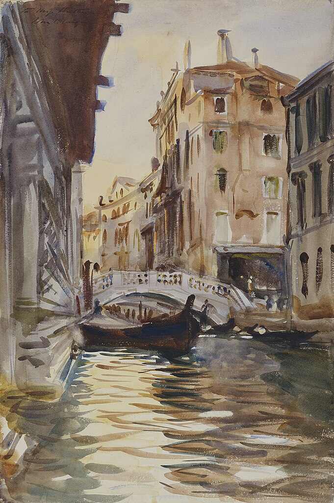 Ponte della Canonica Painting by John Singer Sargent