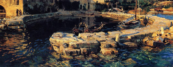 San Vigilio, Lake Garda Painting by John Singer Sargent