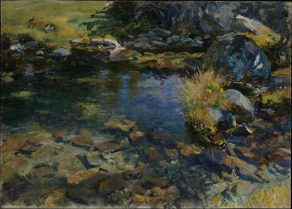 Alpine Pool 1907 Painting by John Singer Sargent