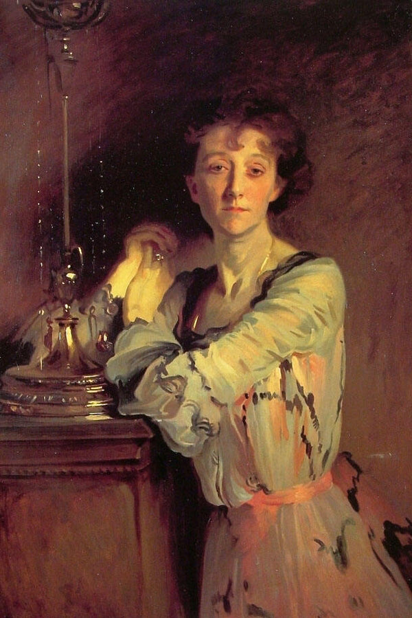 Mrs Charles Russell Painting by John Singer Sargent