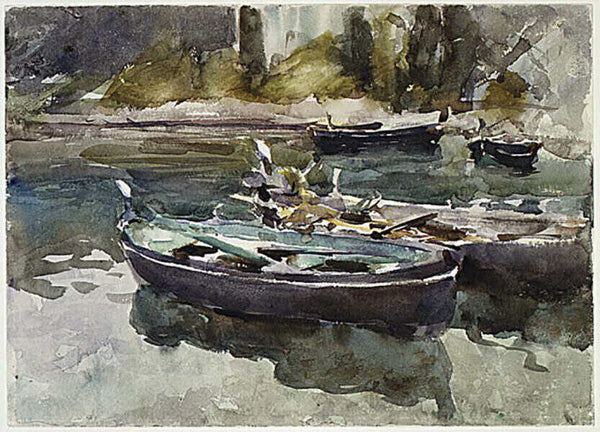Small Boats 1913 Painting by John Singer Sargent
