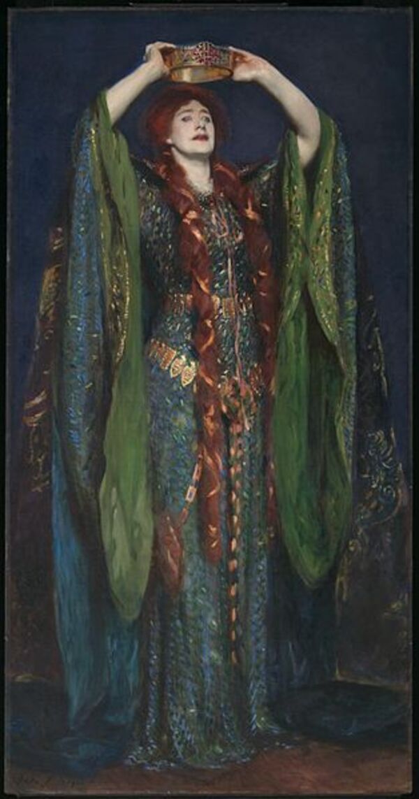 Ellen Terry as Lady Macbeth Painting by John Singer Sargent