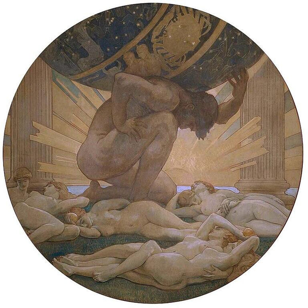 Atlas And The Hesperides Painting by John Singer Sargent
