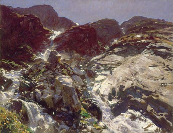 Glacier Streams Painting by John Singer Sargent
