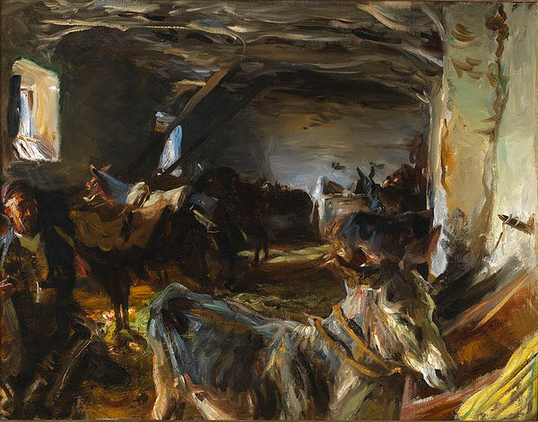Stable At Cuenca Painting by John Singer Sargent