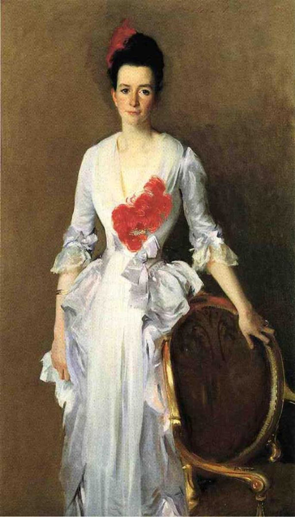 Mrs. Archibald Douglas Dick (nee Isabelle Parrott) (1863-1xxx) Painting by John Singer Sargent