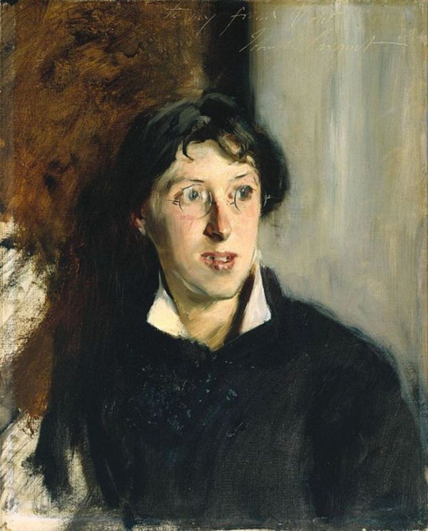 Vernon Lee Painting by John Singer Sargent