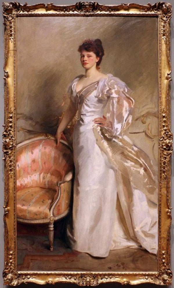 Mrs George Swinton Painting by John Singer Sargent