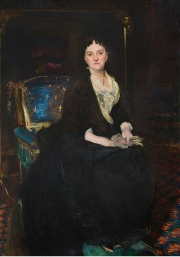 Mrs. William Henry Vanderbilt Painting by John Singer Sargent