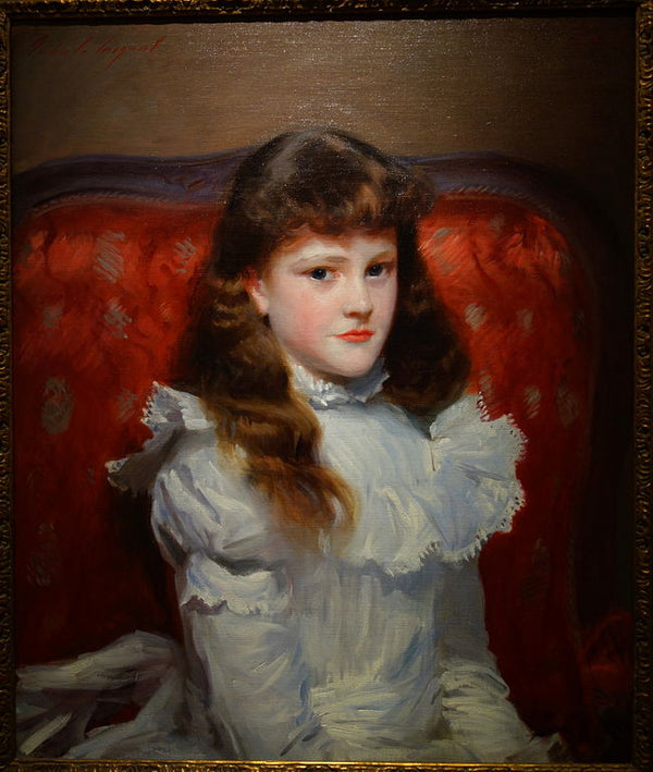 Miss Cara Burch Painting by John Singer Sargent