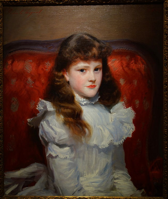 Miss Cara Burch Painting by John Singer Sargent