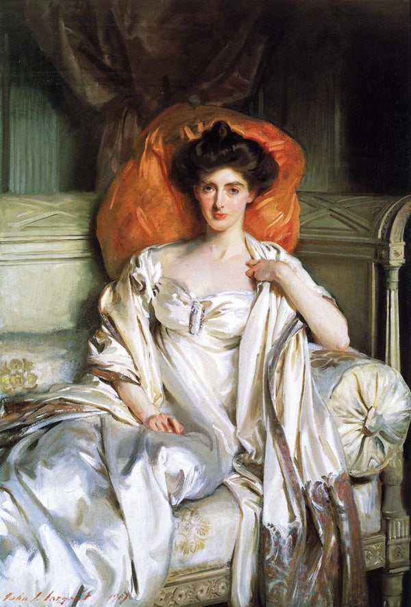 Mrs. Huth Jackson (Clara Annabel Caroline Grant Duff) Painting by John Singer Sargent