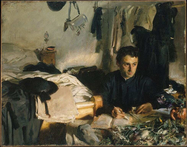 Padre Sebastiano Painting by John Singer Sargent