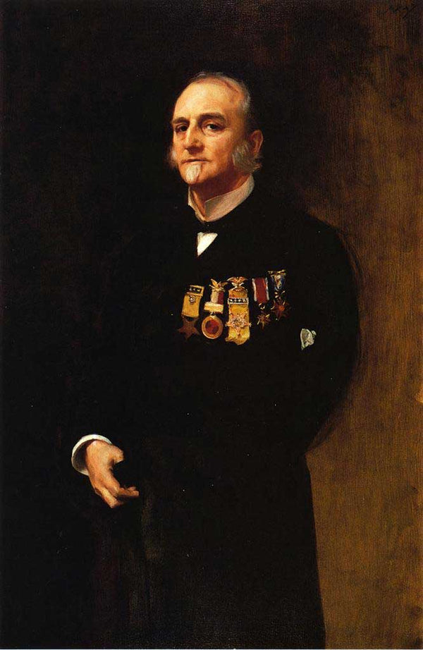 General Lucius Fairchild Painting by John Singer Sargent