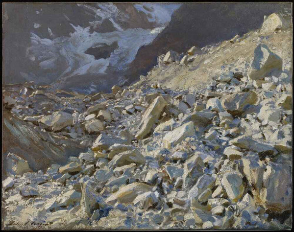 The Moraine Painting by John Singer Sargent