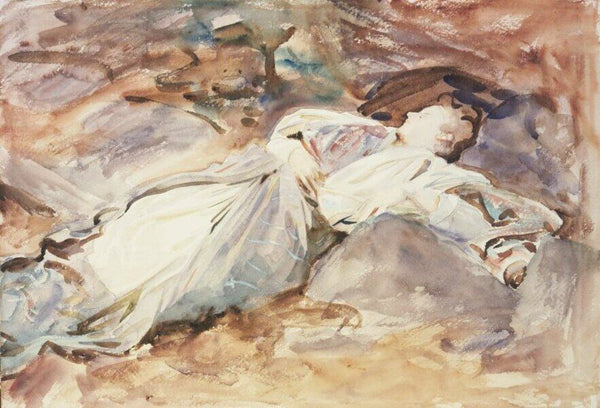 Violet Sleeping Painting by John Singer Sargent