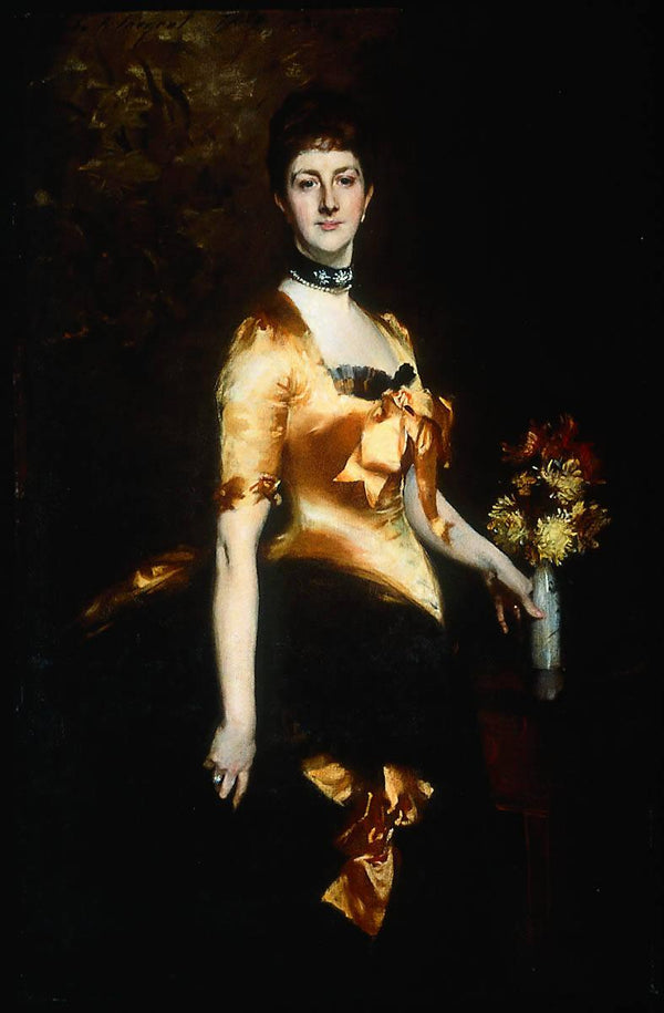 Lady Playfair Painting by John Singer Sargent