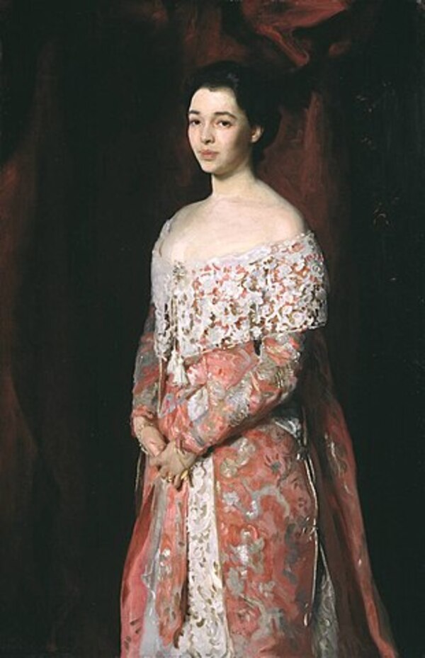 Mrs. Leopold Hirsch Painting by John Singer Sargent