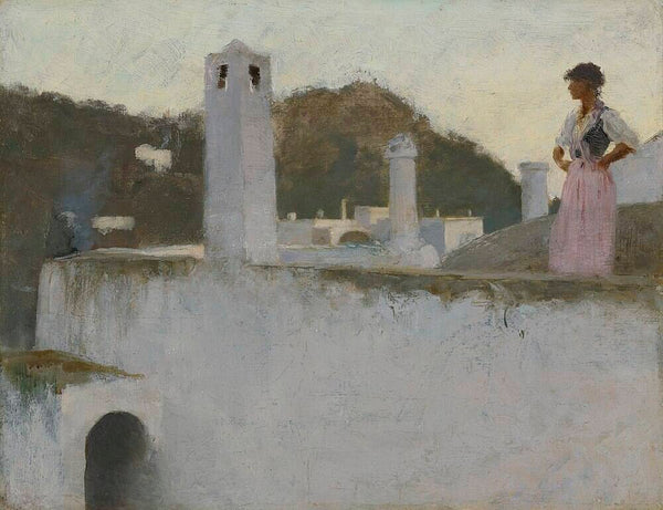 View Of Capri Painting by John Singer Sargent