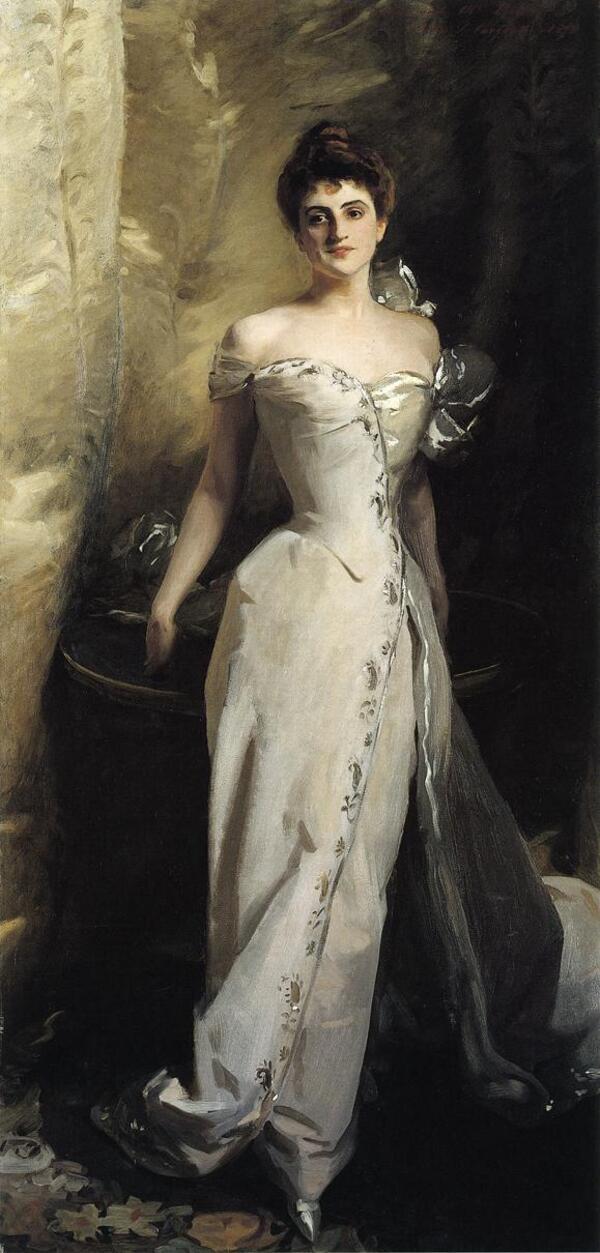 Mrs Ralph Curtis Painting by John Singer Sargent