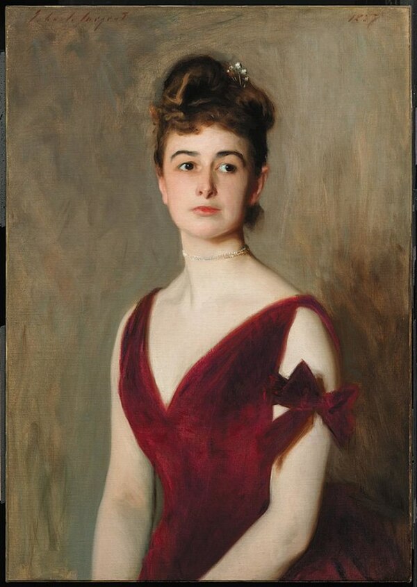 Mrs Charles E Inches Painting by John Singer Sargent