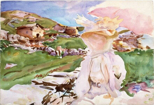 In the Simplon Pass Painting by John Singer Sargent