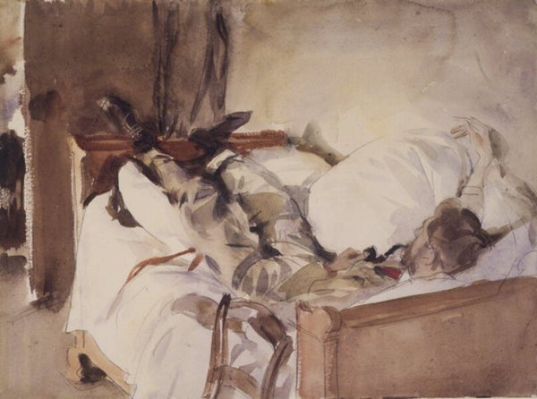 In Switzerland Painting by John Singer Sargent