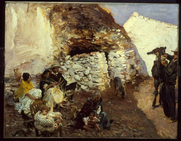 Gypsy Encampment Painting by John Singer Sargent