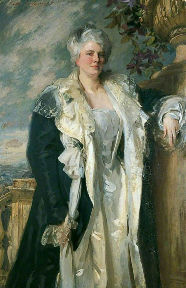 Mrs. Ernest Hills Painting by John Singer Sargent