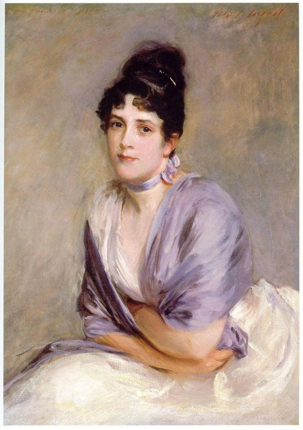 Mrs. Frank Millet Painting by John Singer Sargent